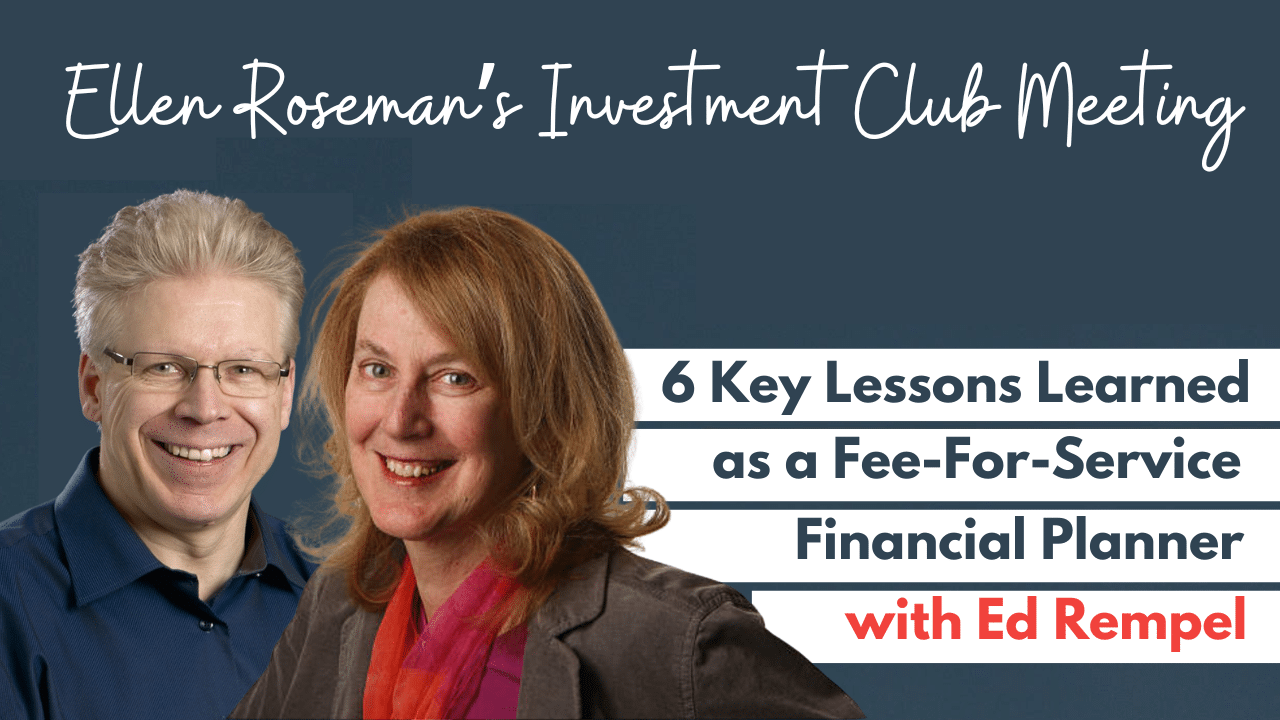 6 Key Lessons Learned As A Fee For Service Financial Planner Talk